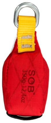 SOB Wurfbeutel Wurfsack Schleudersack Kletter Wurftasche für Baum Arbeiten Bergsteigen (Rot, 350g)