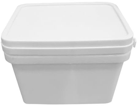 Alipis Seau de Peinture 0. 4 Gallons/1. 5L Pots de Peinture Vides avec Couvercles Récipient de Seau de e en Plastique Boîtes de Stockage de e Vides Récipient de d'eau