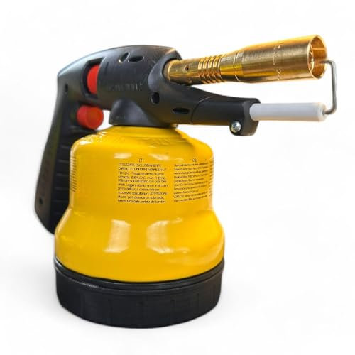Briconess.com Saldatore cannello professionale portatile a gas butano con accensione piezo elettrico Laser3000