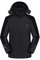 Ynport Crefreak Veste de Pluie Imperméable en Plein Air Pour Hommes Doublure en Maille Respirante Manteau de Randonnée Combinaison de Pluie Coupe-vent Avec Capuche Amovible et Poche Zippée,Gris,M
