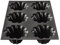 Flexipan Moule Brioche Maison Individuelle – 6 Briochettes - Forme Parfaite - Multi Usages Patisserie, Cake, Apéritif - Cuisson Homogène, Antiadhésif, Grande Profondeur - Recette Traditionnelle