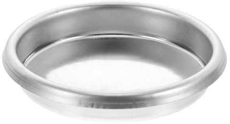 Alipis 58 Mm Edelstahl-Rückspül-Reinigungsscheibe Kaffeemaschine Metall-Blindfilter-Reinigungsscheibe Kaffeefilterbecher