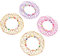 BUGUUYO 4 Stück Mandala Blumenkorb spielzeug spaß raufaserfarbe chaps kinder frate mate dekorationen suprise magick Strahl Spielset Ringe Vielfalt Mandala-Draht Mandala- Eisen Violett
