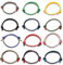 Sixfolo 12 Pezzi Bracciale Nautico per Uomo Donna Bracciale in Corda Nautica Regolabili Braccialetti Surf Intrecciati da Colorato Bracciale Marina Fatto a Mano per Uomo Done Unisex