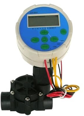 QZROPXOH Valvola di Controllo dell'Acqua a Batteria a Secco da 9 V con Timer for Il Controller dell'elettrovalvola for irrigazione agricola Hunter Node(Single Controler)