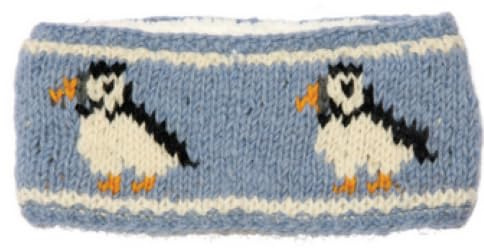 Wool Knit Head Band - Puffin