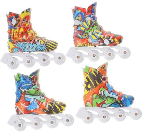 KICHOUSE 2paia Finger Skate Ruote Pattinaggio Per Giocattoli Per Per Compleanni e