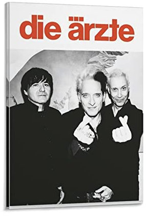 SDYYFF Bilder Wohnzimmer Modern 50 * 70cm Senza Cornice Die Arzte Band Poster Soggiorno Camera da letto Pittura Opera d'arte
