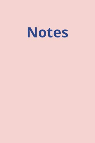 Cute Aesthetic Pink Notebook