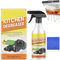 Kitchen Degreasing Foam Cleaner Spray, 4.23 fl oz Powerful Multipurpose Foam Spray for Stove, Cabinets, Oven, Grill, Pots, Grease Removal & Deep Cleaning