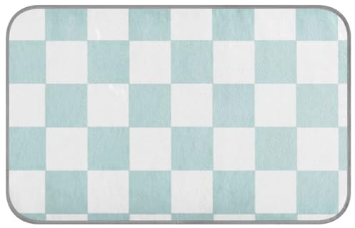 Tapis de refroidissement d'été à carreaux américains vert et blanc Tapis de refroidissement auto-rafraîchissant pour chats en plein air pour chatons à l'extérieur chat antidérapant esterilla