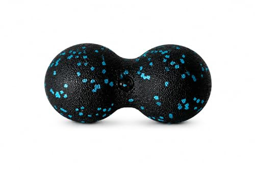 PEANUTROLL® Faszienrolle Erdnussform – Double Ball Massageball für Rücken, Nacken & Wirbelsäule – Triggerpunkt Massage zur Muskelentspannung & Regeneration – EVA Faszienball mittelfest