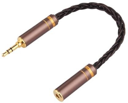 rndwHZZTE Adapter 2.5 Mm 3.5 Mm 4.4 Mm Male To 2.5 Mm 3.5 Mm 4.4 Mm Female HiFi Connecting Adapter Lossless Transmission(3.5 to 2.5 female)