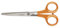 Fiskars Mehrzweckschere, Länge: 17 cm, Für Rechts- und Linkshänder, Rostfreie Stahl-Klinge/Kunststoff-Griffe, Orange, Classic, 1005150