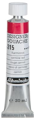 Schmincke Designers Gouache Karminrot, 20 ml-Tube, 25 315 007
