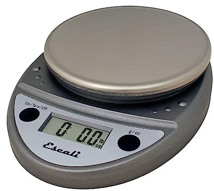 San Jamar SCDGP11M Balance numérique professionnelle ronde pour aliments/cuisine, capacité de 5 kg, métallique
