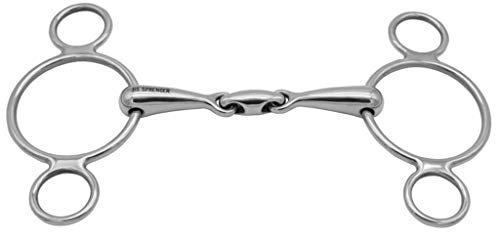 Sprenger 3-Ring Trense doppelt gebrochen Größe: 12.5cm Farbe: Edelstahl