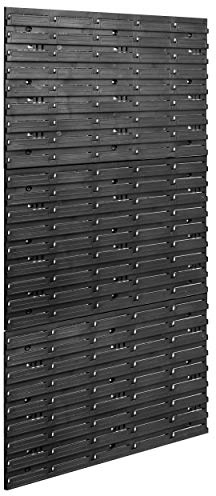 botle Lagersystem Wandregal | 578 x 1170 mm | Stapelboxen Schüttenregal Sichtlagerkästen | Extra Starke Wandplatten | Regal Erweiterbar | Werkstattregal Lagerregal Werkstattwandregal Steckregal