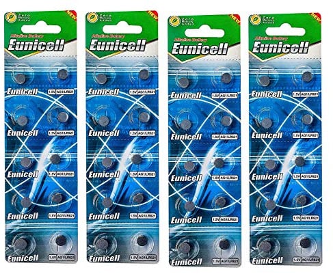 Energy01 Pack of 40 AG1 Alkaline Batteries 1.5 Volt (AG1)
