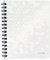 Leitz WOW Collegeblock A5 kariert, 160 Seiten, 80 Blatt FSC-zertifiziertes Papier 80 g/m², Doppelspiralbindung, PP-Einband, Notizbuch mit Sichthülle und Lineal, Für Büro oder Schule, Weiß, 46410001