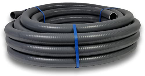 Paradies Pool PVC Schlauch Ø 63mm 12m Rolle Flex Spiralklebeschlauch Erdbeständig flexibel Druckschlauch Menge: 1 Rolle