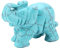 Cikonielf 2 inch Naturstein Elefant Jade Stein Craving Glücklichen Elefanten Feng Shui Statue Geschnitzte Edelsteine Elefant Figur für Reichtum glückliche Figuren Skulpturen Home Decor(#1)