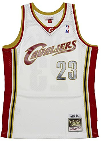 Mitchell & Ness Lebron James #23 Cleveland Cavaliers NBA Swingman Jersey White/White - S