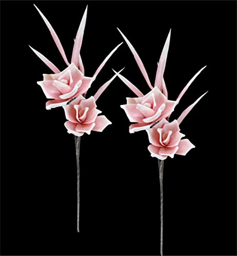 Künstliche Rose Deko Blumen Rosenzweig einzeln Bouquet Hochzeit Mittelstücke Dekorationen Floristik Einzelblume Stielblume Knospen Blütenzweig Zweig Blüten Kunstblume Blumen Dekozweig Kunstzweig
