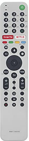 VINABTY RMF-TX600E Voice Search Remote Control fit for Sony TV KD-55A85 KD-65A85 KD-55AG9 KD-65AG9 KD-77AG9 KD-85ZG9 KD-98ZG9 KD-55XG8588 KD-65XG8588 KD-75XG8588 KD-85XG9505 KD-55XH9288 KD-65XH9288