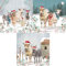 Box mit 15 Bauernhof-Weihnachtskarten