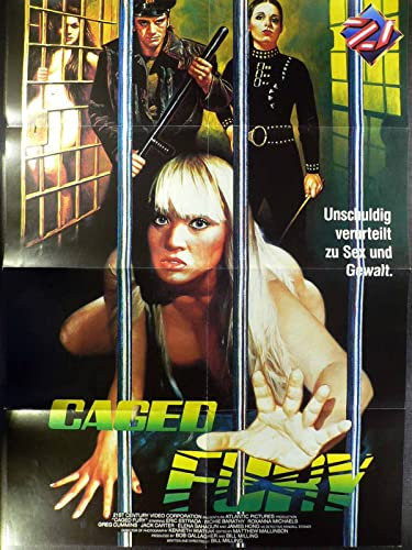 Caged Fury - Bestien hinter Gittern - Filmposter A1 84x60cm gefaltet