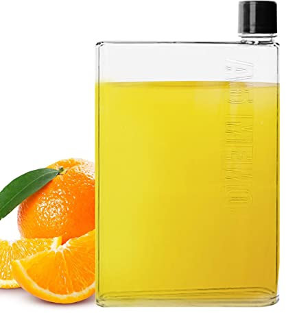 PHASZ Borraccia da Borsetta, Borraccia Piatta, Bottiglia d'Acqua Riutilizzabile a Prova di perdite, Sport, Campeggio, Palestra, Fitness, all'aperto