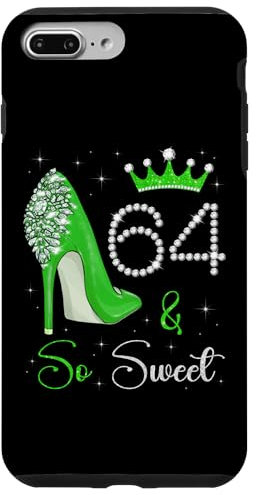 iPhone 7 Plus/8 Plus 64 And So Sweet 64th Birthday 64 Years Old Bday Queen Case
