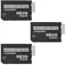 Skywin Memory Stick Pro Duo Adapter – 3er-Pack Kartenleser für PSP-Speicherkarten-Duo-Adapter, einfach zu bedienender Kartenhalter, kompatibel mit Playstation-Karte, Kamera oder Handycam