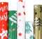 SULOLI Weihnachten Geschenkpapier 5 Rollen Set Bunt Weihnachtsgeschenkpapier Geschenkverpackung Papier für Weihnachten Neujahr Geschenkverpackung（43cmX3m）