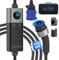 iLa Tech Ladekabel Typ 2 CEE Stecker 7kW 5M, EV Ladegerät 32A 1-Phasig mit Einstellbarer Ladeleistung, LCD Display, IP65 Schutzniveau, Mobile Wallbox mit Kabelhalterung und Aufbewahrungstasche