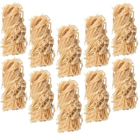 PAMINGONO 12pcs Wax Wood Firelighters Bbq Firelighter Kit Natural for Camping Fire Starter for Campfires Grill Fire Starter Outdoor