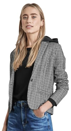 STREET ONE Blazer Boucle Set, svart, 44