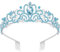 Joygoodta Blue Tiara Sparkle Strasssteine ​​Tiaras und Kronen für Frauen mit Kämmen Brauthaarzubehör Blaue Kronen für Frauen und Mädchen Party Dekorationen Geschenke
