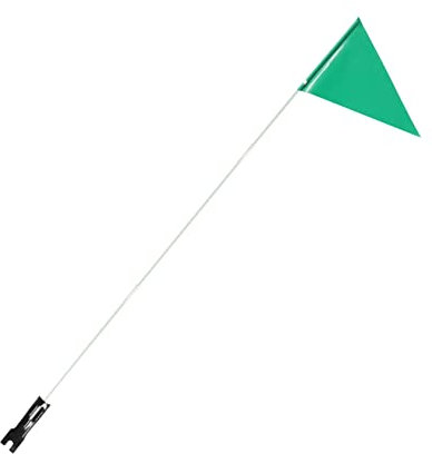 GAROZATION Bike Trailer Flag 1 Set Sicherheitswimpel Für Kinderfahrrad Mit Verstellbarem Pol Dreieckige Reflektierende Fahne Für Maximale Sichtbarkeit Ideales Zubehör Für Kinderfahrräder