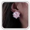 Aneneiceera Boho Rosa Acrilico Fiore Orecchini A Perno Rosa Smalto Fiore Orecchini In Resina Rosa Petalo Orecchini Camelia Francese Gioielli Per Le Donne