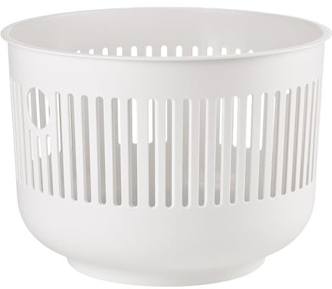 Zone Denmark Ume Wäschekorb, Wäschesammler, Wäschetonne, 30 Liter, Durchm. 40 cm, Höhe 29,2 cm, Weiß