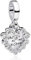 LaMenars Ciondoli Charm 925 Argento Sparkling Heart Double Dangle Bead per Bracciali Ciondolo Pendente per Bracciali e Collane da Donna San Valentino Festa della Mamma Compleanno Regalo di Natale