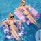 Hamacs gonflables 4 en 1 pour Piscine, 2Pièces Hamac de Piscine Multi Usage, Hamac de Piscine Pliable, Flottant Hamac Gonflable, Hamac Flottant Piscine 4 en 1, pour Piscine, Lac et Plage