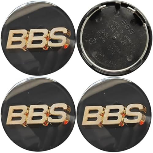 4 Stück Auto Radnabenkappen für BBS 70MM Nabendeckel Radkappen Felgenschutz Abdeckung Auto Zubehör,B