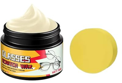Brillen Kratzer Entferner 30g Polierpaste Mit Zur Anwendung | Zur Beseitigung Von Kratzern Auf Brillengläsern Für Bildschirme Autoscheiben Uhren Handys Und Kameras