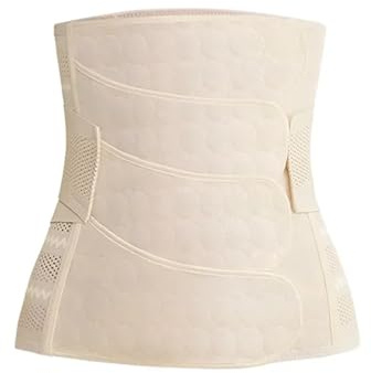 JBJYGSG Gaine Ventre Plat Ceinture abdominale post-partum for femme enceinte, corset amincissant(Beige,L)