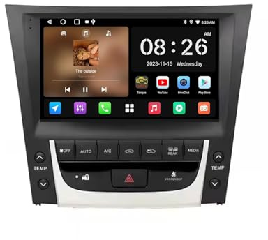 NOTEDI Android 15 Autoradio für Lexus GS GS300 GS350 GS400 GS430 GS460 2005-2011 9 Zoll Freisprechanlage Auto Radio mit Bluetooth WiFi Carplay Android Auto USB AUX FM Rückfahrkamera,8 Core 4+64G