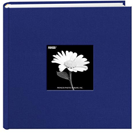 Pioneer Photo Albums Fotoalbum mit Stoffrahmen, 200 Taschen, für 10 x 15 cm, Kobaltblau