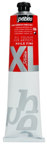 Pébéo - Huile Fine XL 200 ML - Peinture à l’Huile Rouge Cadmium Foncé Imitation – Peinture à l’Huile Pébéo - Rouge Cadmium Foncé Imitation 200 ml